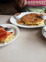 Home Fries and Chocolate Chip Pancakes